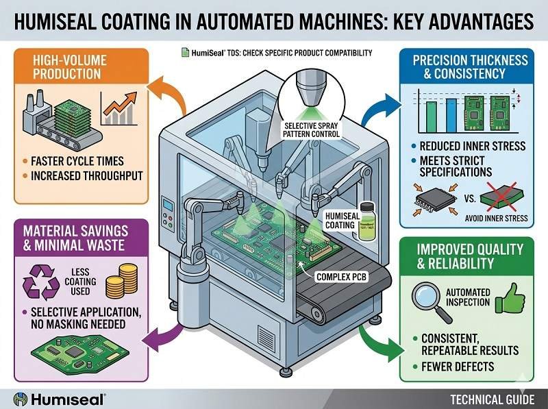 Can HumiSeal be used in automated coating machines