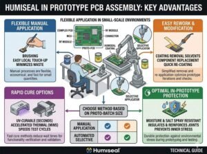 Can HumiSeal be used in prototype PCB assembly