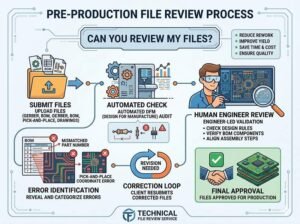 Can you review my files before production