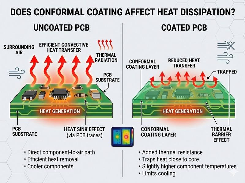 Conformal Coating Affect Heat Dissipation