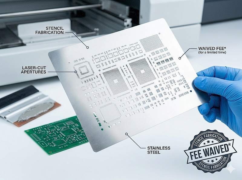 Brengt u kosten in rekening voor stencilfabricage