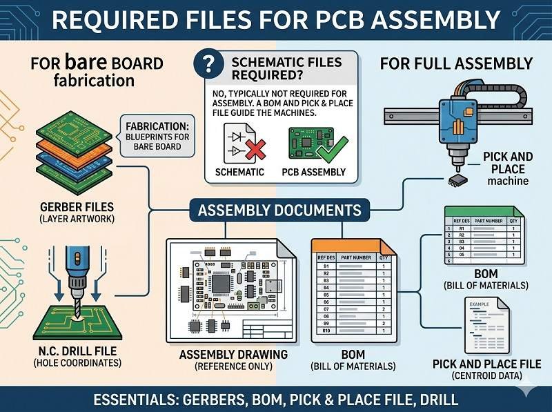 Do you need schematic files for assembly