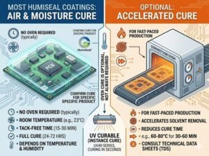 Does HumiSeal require oven curing