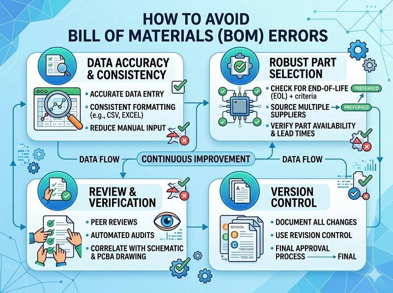 How to avoid BOM errors