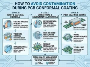 How to avoid contamination during coating