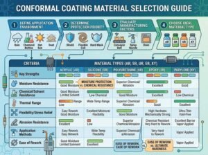 How to choose conformal coating material