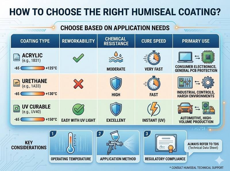 How to choose the right HumiSeal coating