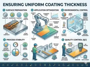How to ensure uniform coating thickness