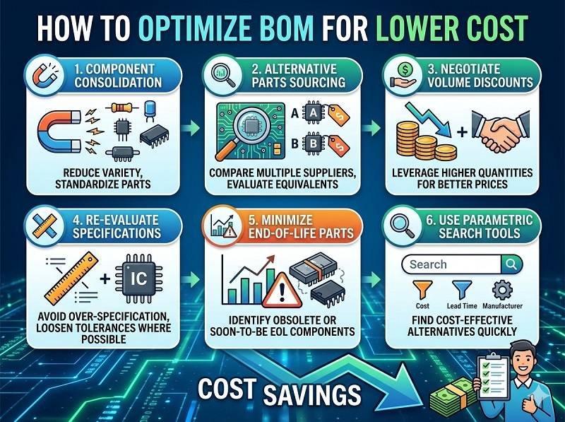 How to optimize BOM for lower cost