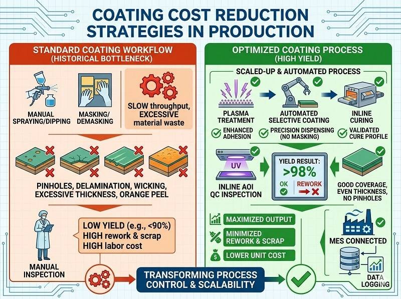 How to reduce coating cost in production