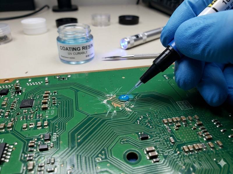 How to repair damaged coating