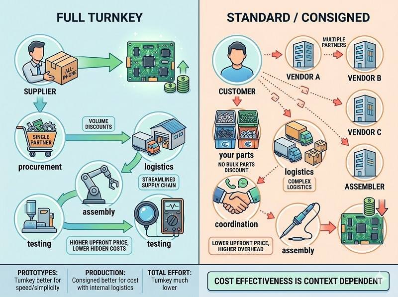 Ist die schlüsselfertige PCB-Bestückung kostengünstiger?