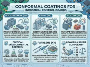 What coating for industrial control boards