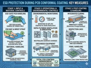What is ESD protection during coating