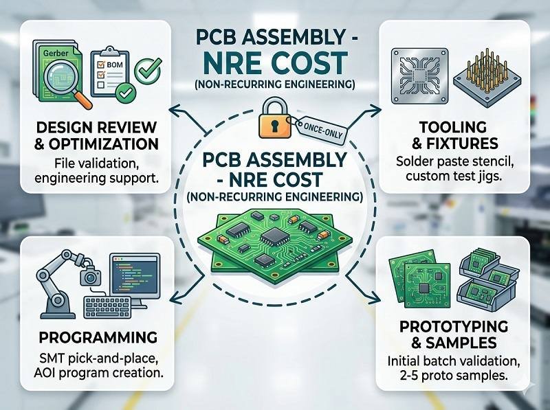 Was sind NRE-Kosten bei der PCB-Bestückung?