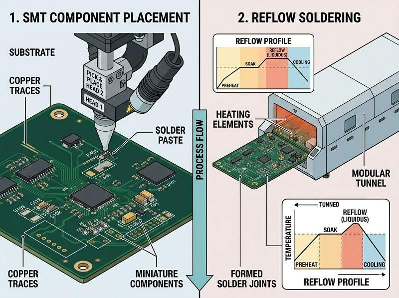 Qué es la tecnología de montaje superficial (SMT)