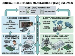 What is a contract electronics manufacturer (EMS)