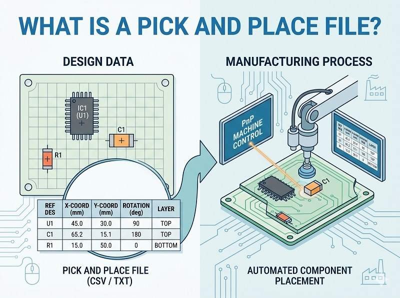 What is a pick and place file