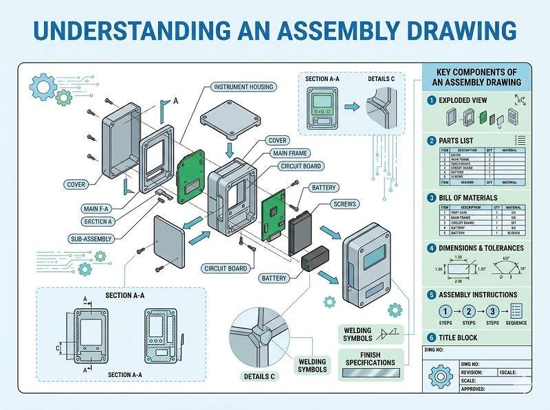 What is an assembly drawing