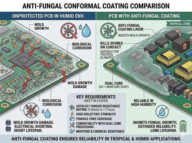 Vad är antisvamp konform beläggning