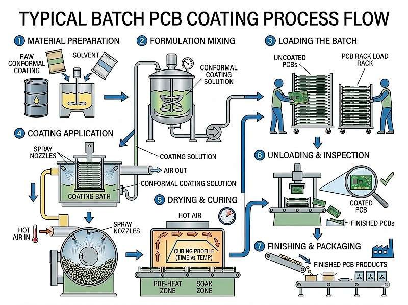 What is batch coating process