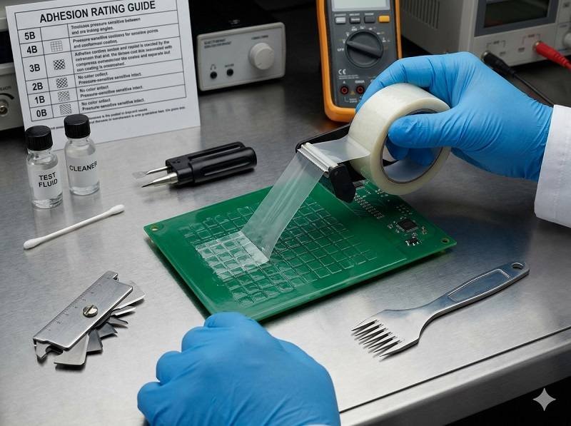 What is coating adhesion test