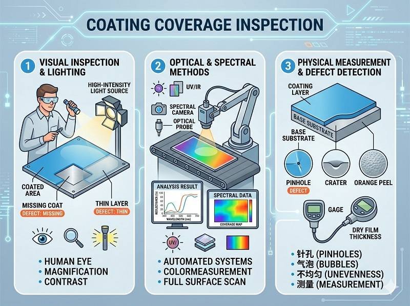 What is coating coverage inspection