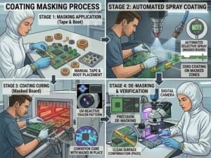 What is coating masking process