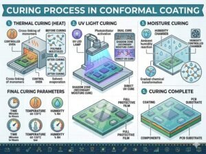 Curing On Display What is curing process in conformal coating? - B2B Solutions