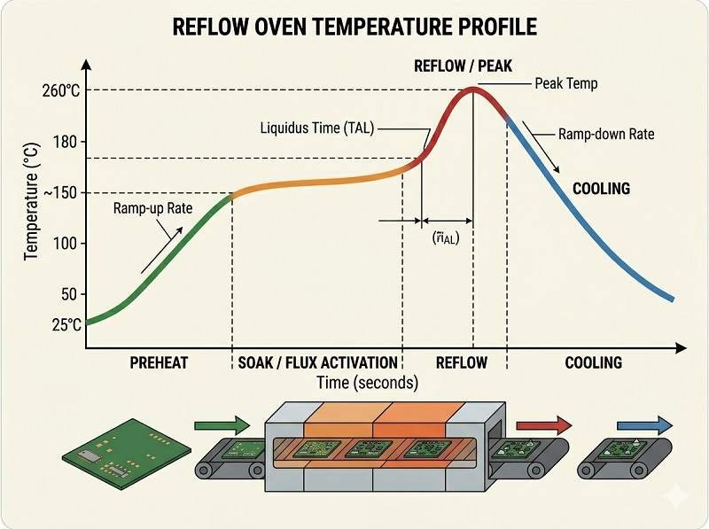 What is reflow oven profile