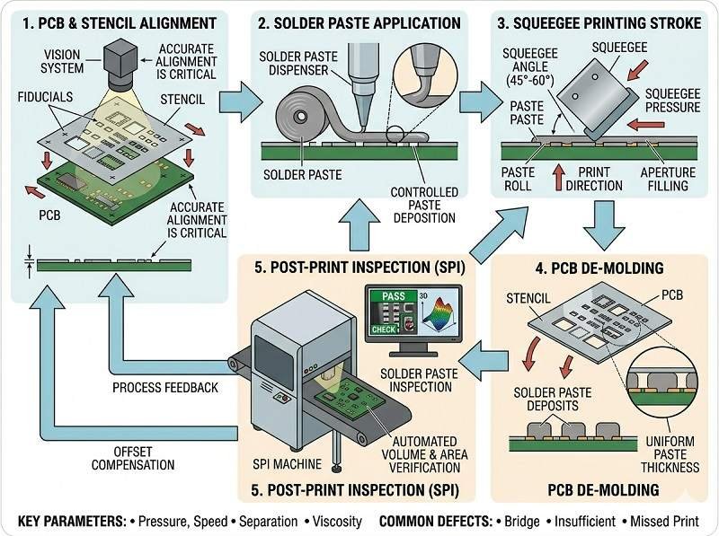 What is solder paste printing