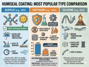 What is the most popular HumiSeal coating type
