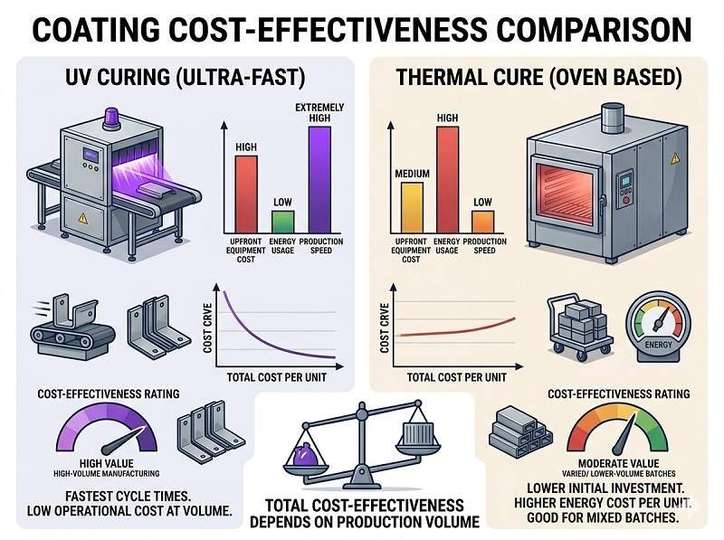 Which coating is most cost-effective
