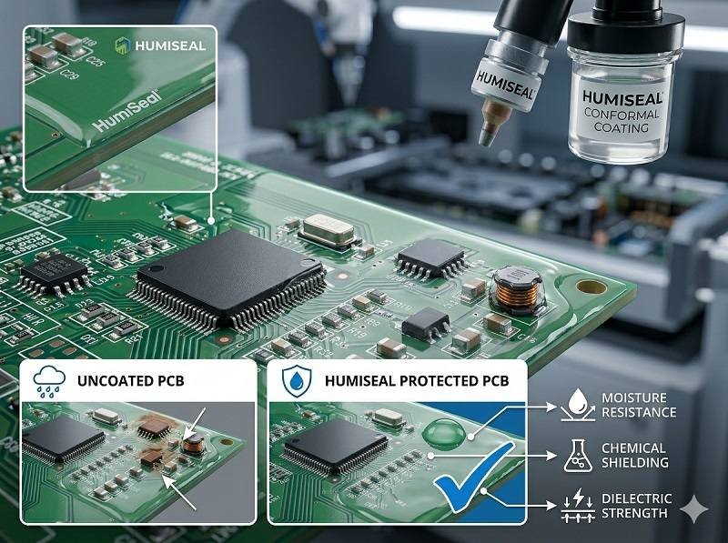 Why is HumiSeal used in PCB protection