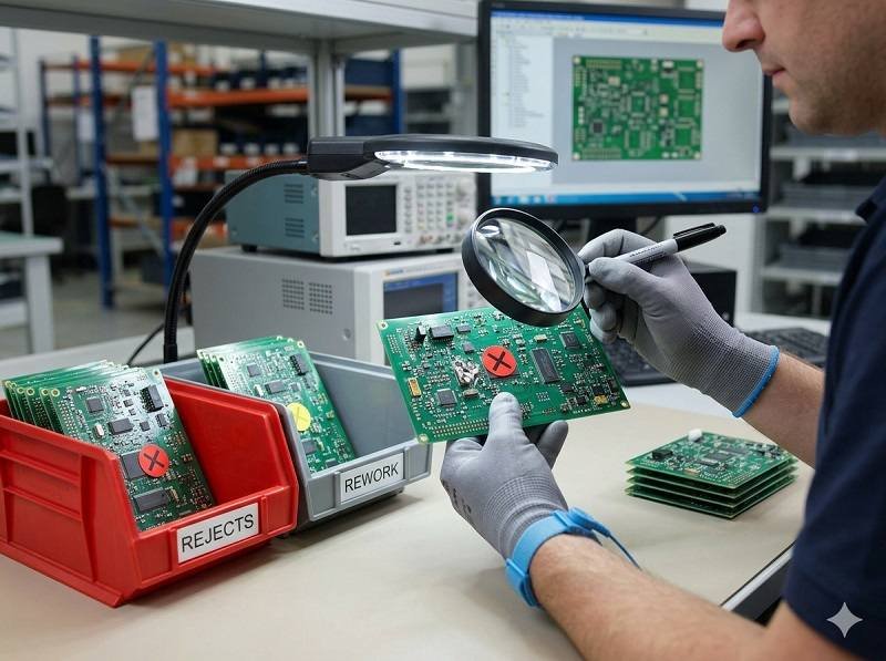 How do you handle defective boards