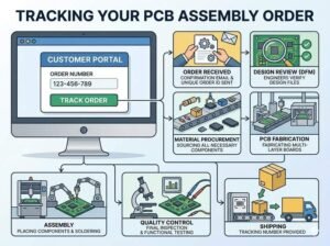 How to track PCB assembly order