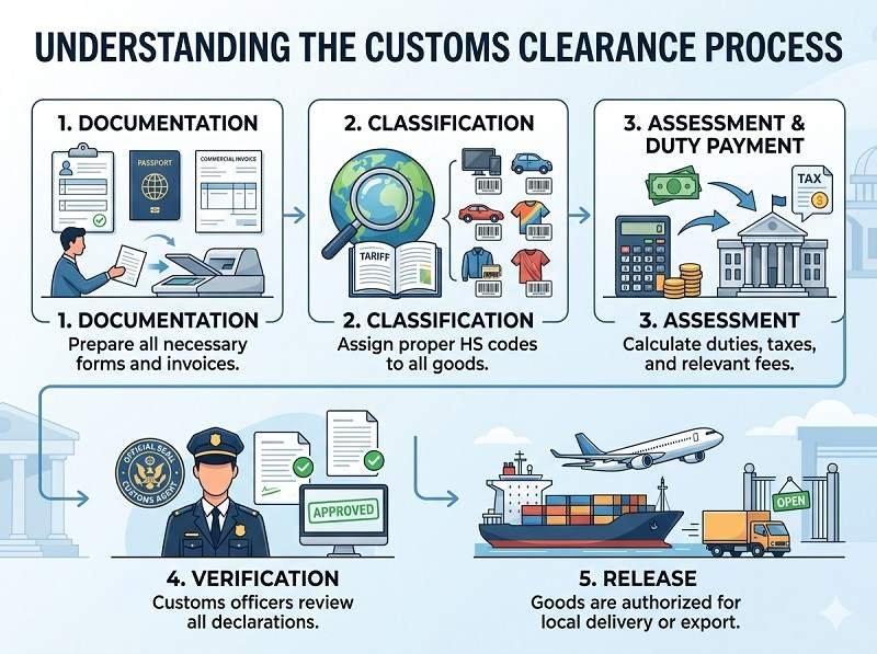 What is customs clearance process