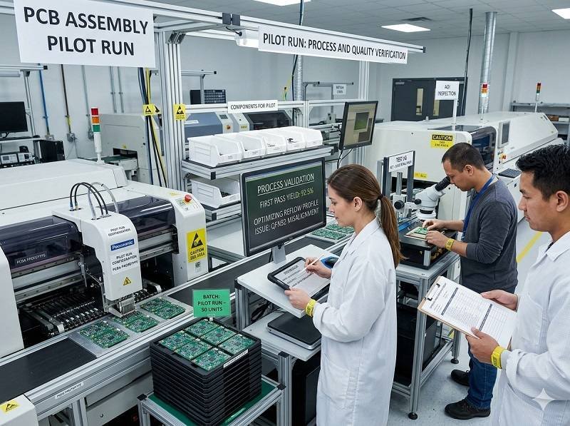 What is pilot run in PCB assembly
